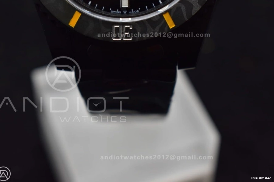 on Black Bracelet Best Yellow Submariner Dial 1:1 DLC 476 Popular DLC VSF DIW VS Edition 0114